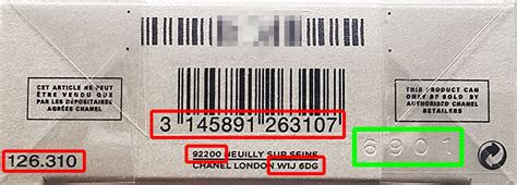 check chanel batch code